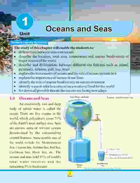 Geography (English Medium) - Grade 8 — Class 8 Balochistan Board book title page