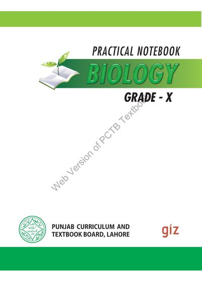 PNB Biology (EM) — Class 10 Punjab Board book title page