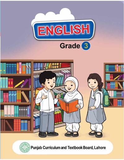 English-3 — Class 3 Punjab Board book title page