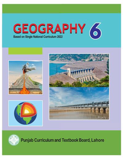 Geography SNC 2023-24 — Class 6 Punjab Board book title page