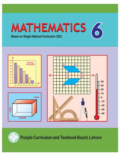 Math SNC 2023-24 — Class 6 Punjab Board book title page
