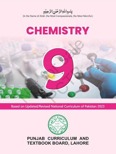 Chemistry (EM) 2025-26 — Class 9 Punjab Board book title page