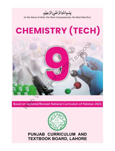 Chemistry Tech 9 EM — Class 9 Punjab Board book title page