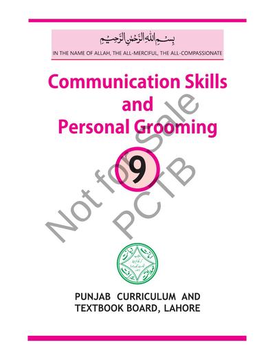 Communication Skills Tech 9 — Class 9 Punjab Board book title page