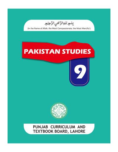 Pakistan Studies (EM)2023-24 — Class 9 Punjab Board book title page