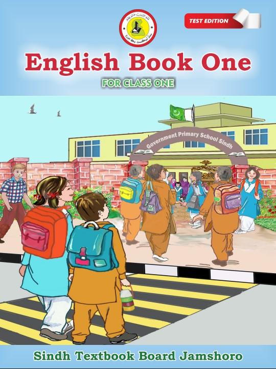 English Book I — Class 1 Sindh Board book title page
