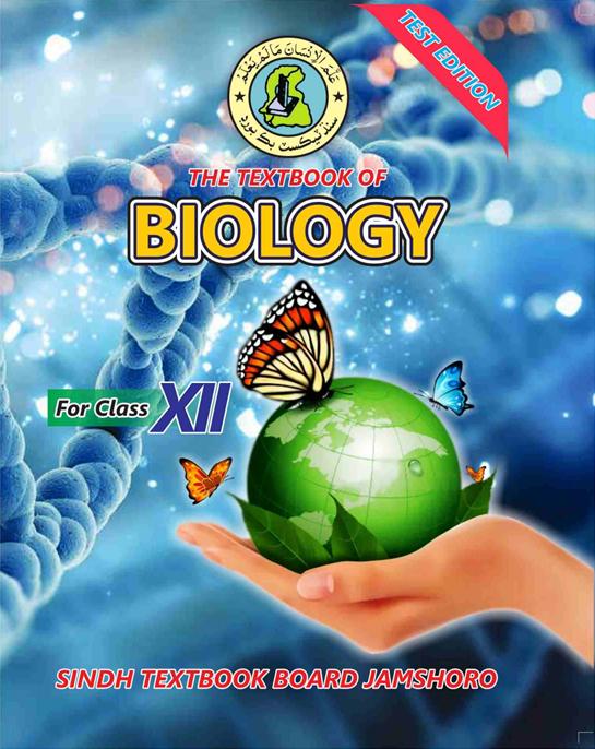 Biology XII — Class 12 Sindh Board book title page