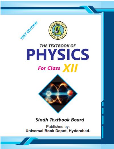Physics XII — Class 12 Sindh Board book title page