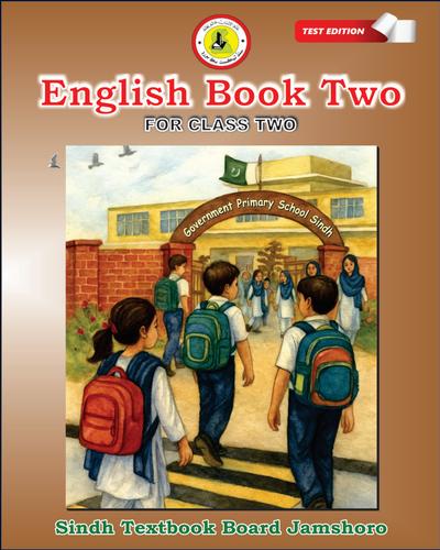 My English II — Class 2 Sindh Board book title page