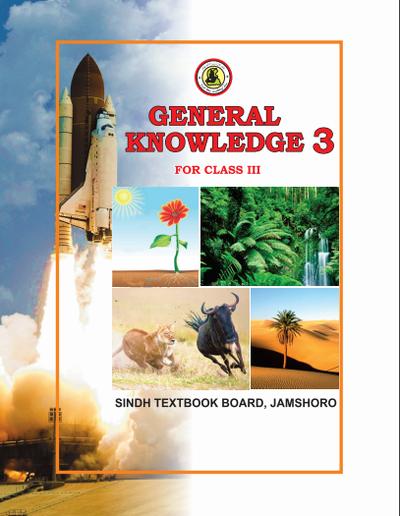 General Knowledge III — Class 3 Sindh Board book title page