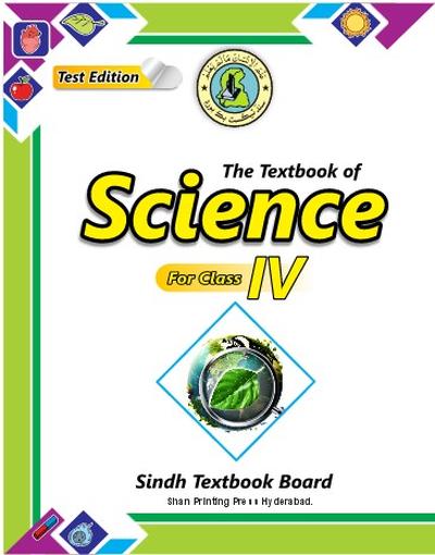 Science IV — Class 4 Sindh Board book title page