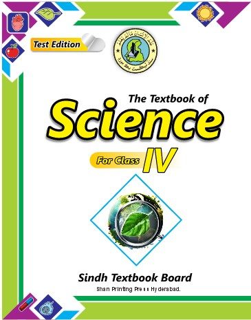 Science IV — Class 4 Sindh Board book title page