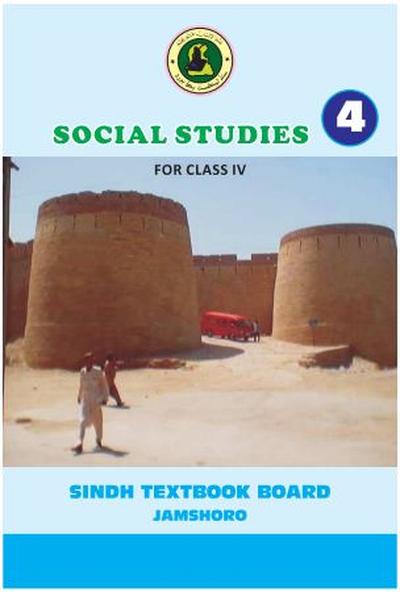 Social Studies IV — Class 4 Sindh Board book title page