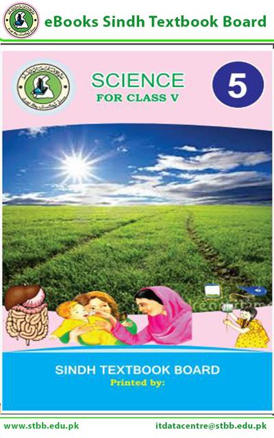 Science V — Class 5 Sindh Board book title page