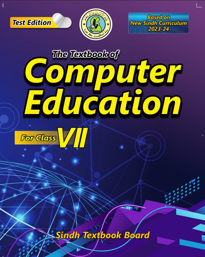 Computer Education — Class 7 Sindh Board book title page