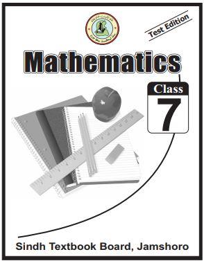 Math VII — Class 7 Sindh Board book title page