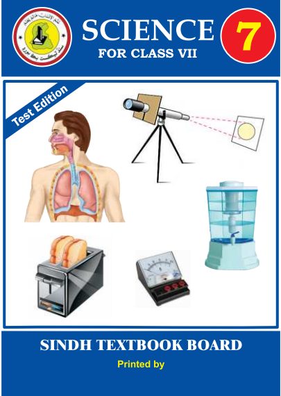 Science VII — Class 7 Sindh Board book title page