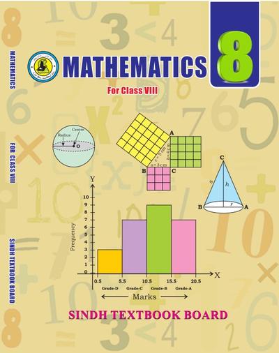 Math VIII — Class 8 Sindh Board book title page
