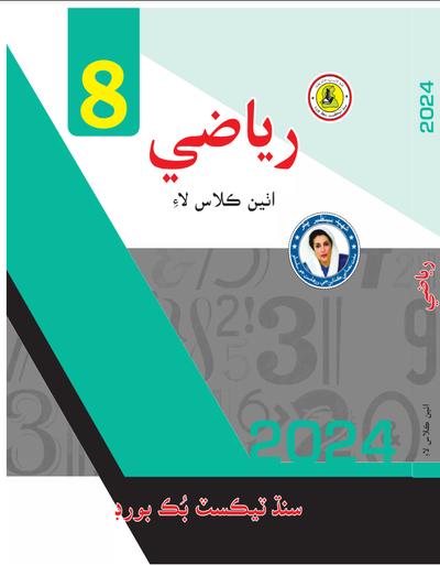 Riazi VIII — Class 8 Sindh Board book title page
