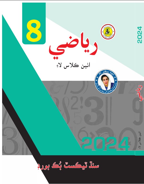 Riazi VIII — Class 8 Sindh Board book title page