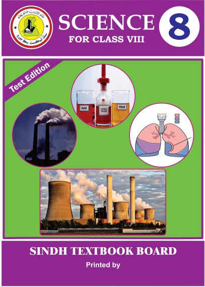 Science VIII — Class 8 Sindh Board book title page
