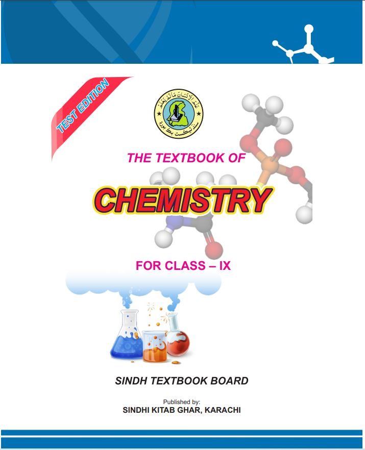 Chemistry IX — Class 9 Sindh Board book title page