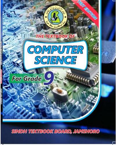 Computer Science IX — Class 9 Sindh Board book title page