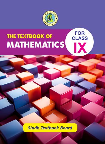 Math IX — Class 9 Sindh Board book title page